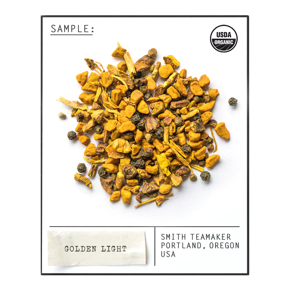 SMITH TEAMAKER - ORGANIC GOLDEN LIGHT TURMERIC BLEND NO. 54 (100 CT SACHETS)