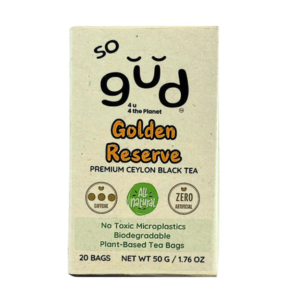 Golden Reserve Black Tea | Plant-based Tea Bags
