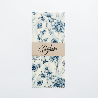 Goldilocks Goods Beeswax Food Wraps: Vintage Botany Single Medium