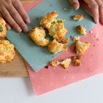 Goldilocks Goods Beeswax Food Wraps: In Bloom Set of 3