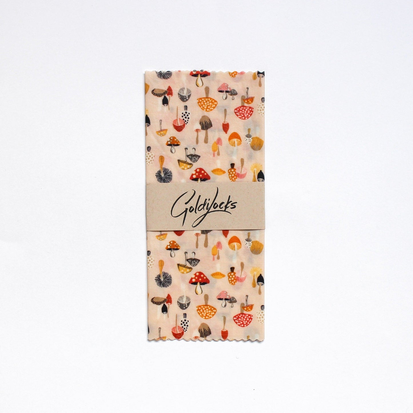 Goldilocks Goods Beeswax Food Wraps: Mushrooms Single Medium