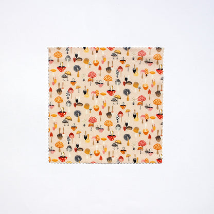 Goldilocks Goods Beeswax Food Wraps: Mushrooms Single Medium