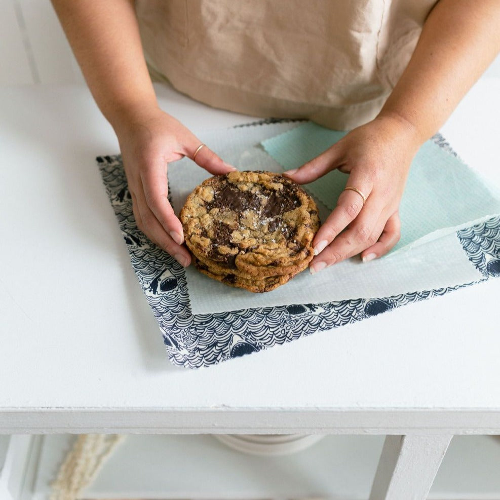 Goldilocks Goods Beeswax Food Wraps: Sharks Set of 3