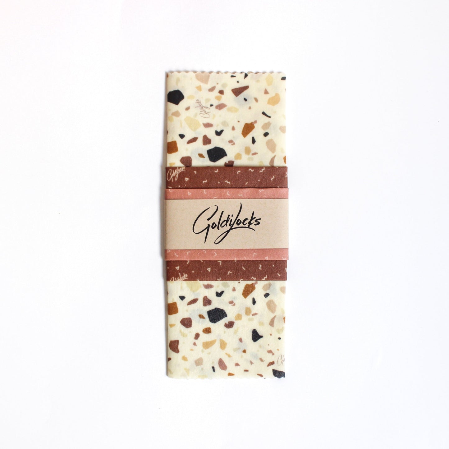 Goldilocks Goods Beeswax Food Wraps: Terrazzo Set of 3