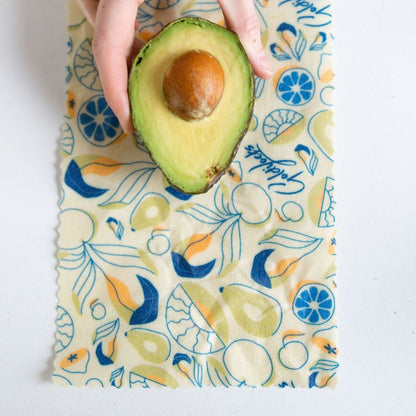 Goldilocks Goods Beeswax Food Wraps: Surfer Girls Set of 3