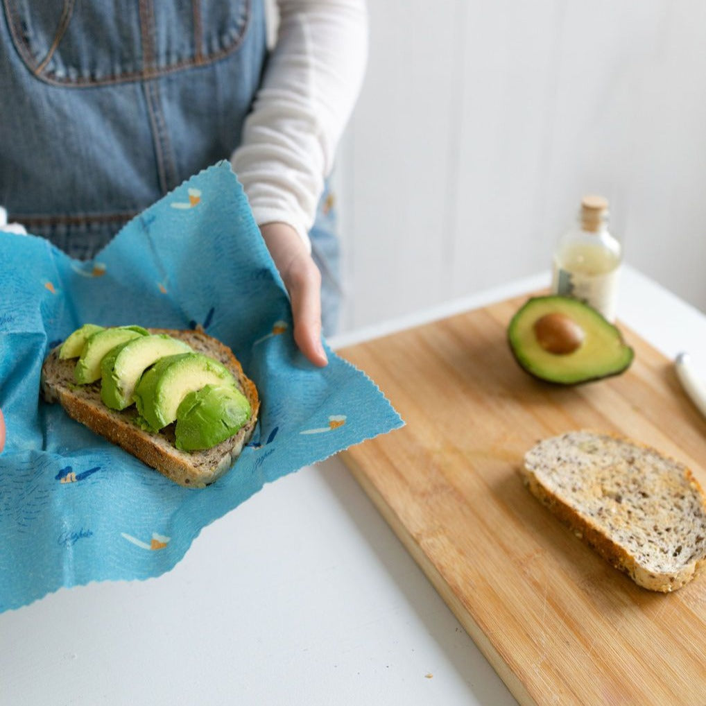 Goldilocks Goods Beeswax Food Wraps: Surfer Girls Set of 3