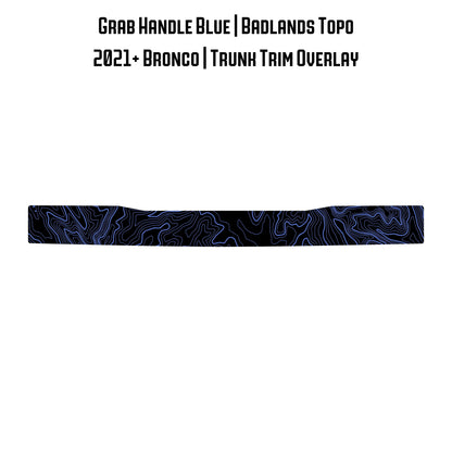 Topo Trunk Trim Overlay / Protector - 2021+ Bronco