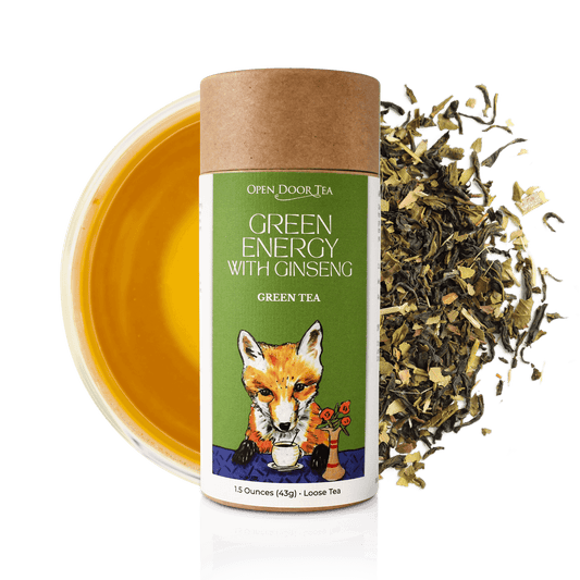 Open Door Tea Green Energy with Ginseng