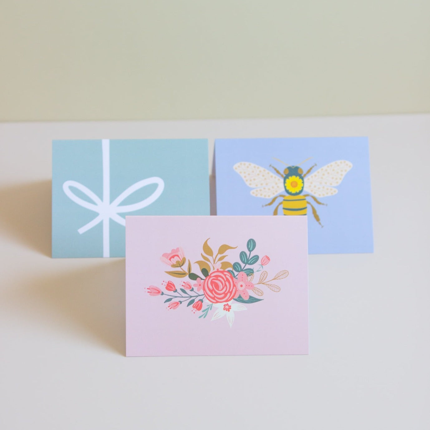 Goldilocks Goods Blank Greeting Card: Set of 3