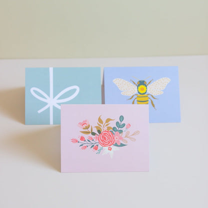 Goldilocks Goods Blank Greeting Card: Set of 3