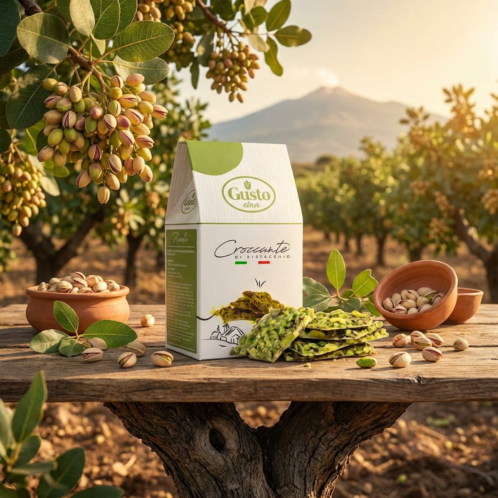 Gusto Etna Sicilian Pistachio Brittle – 190g / 6.7 oz