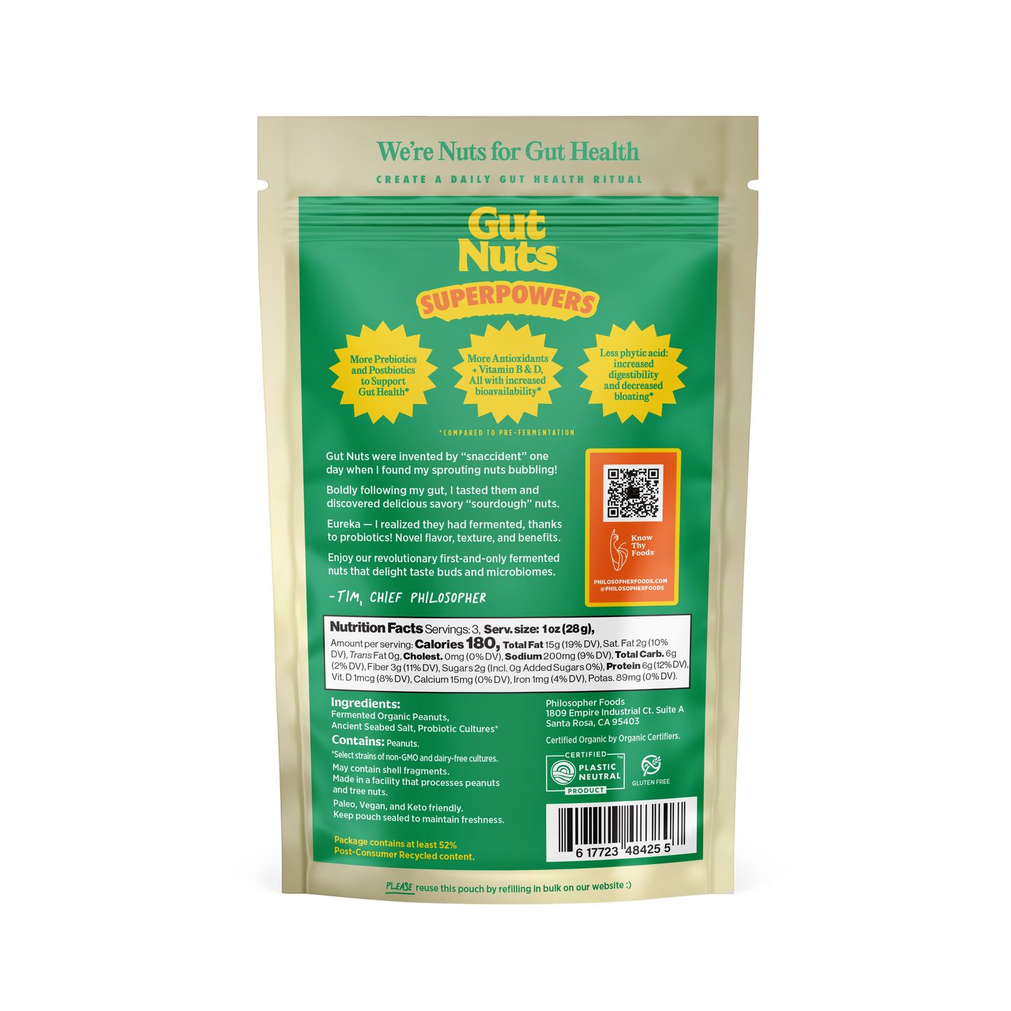 Gut Nuts - Fermented Peanuts