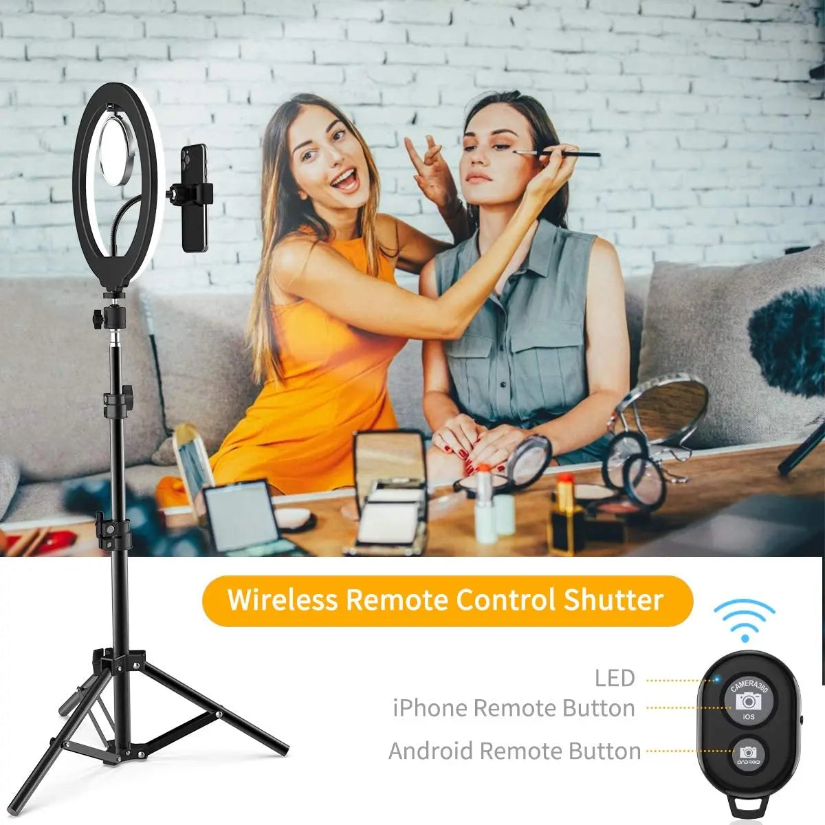 26cm LED Selfie Ring Lamp Photographic Selfie Ring Lighting