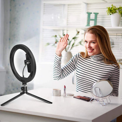 26cm LED Selfie Ring Lamp Photographic Selfie Ring Lighting