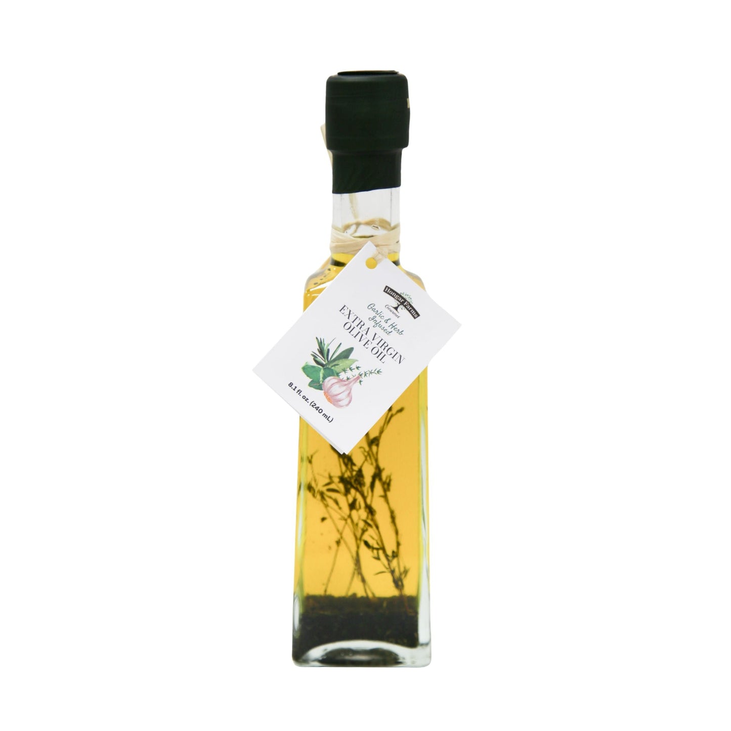 Garlic & Herb Infused Extra Virgin Olive Oil, Castollata (240mL)