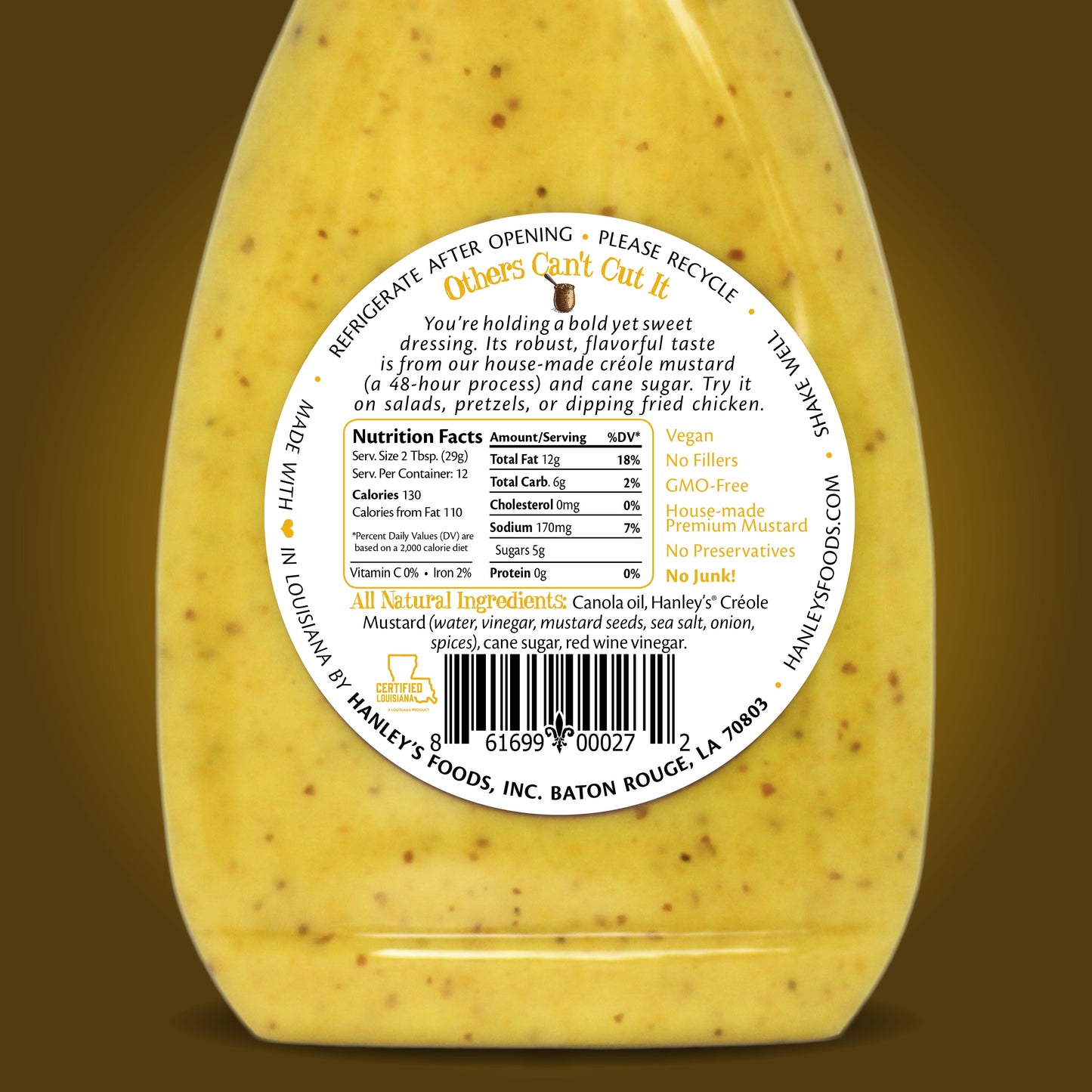 Sweet Créole Mustard dressing