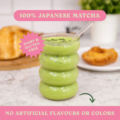 Harmony Matcha Strawberry – Premium Shade-Grown Japanese Matcha, Sweetened with Organic Sugar (10 Stick Packs)