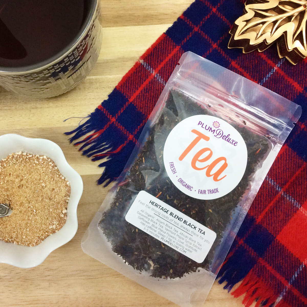 Plum Deluxe Tea Heritage Blend Black Tea (Maple Scottish Breakfast)