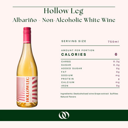 Hollow Leg - Albariño - Non-Alcoholic White Wine