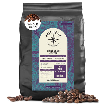 Kochere Coffee Honduran Marcala Organic Medium Roast - Caramel, Spice, Brown Sugar Notes