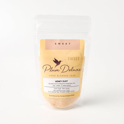 Plum Deluxe Tea Honey Dust (Cane Sugar - Raw Honey)