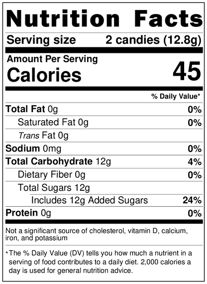 Honey Candies, Individually Wrapped