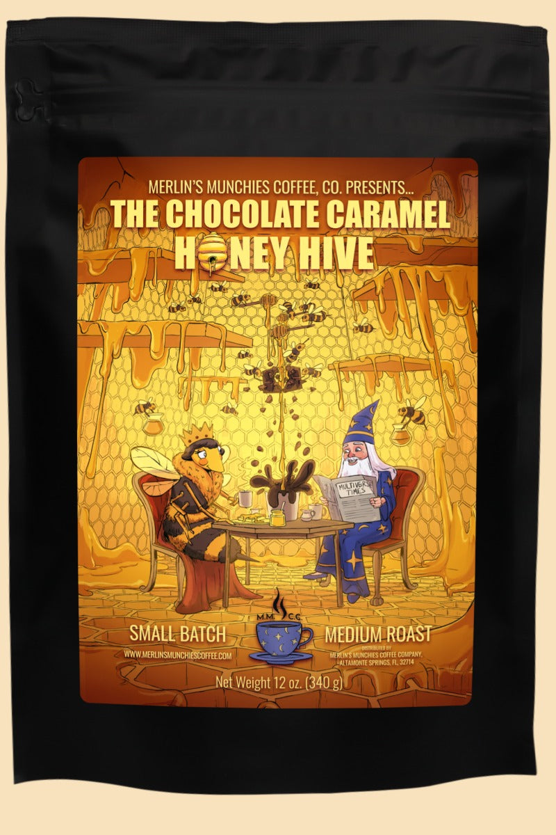 DECAF Chocolate Caramel Honey Hive 12oz