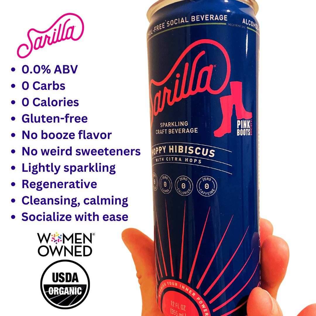 Sarilla Hoppy Hibiscus Alcohol-Free Spritzer - 12 Cans