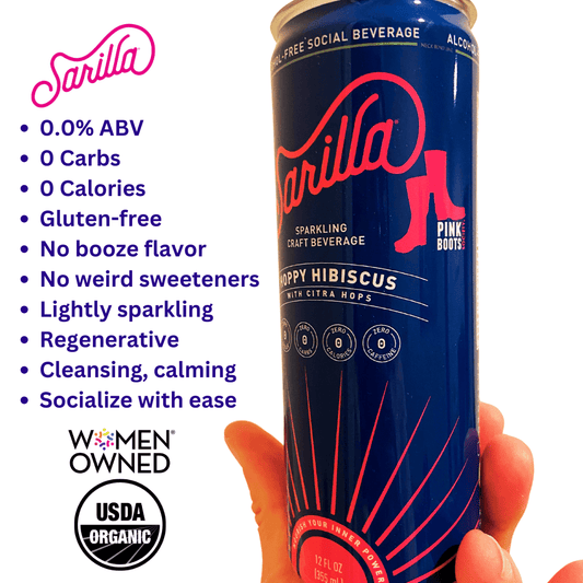 Sarilla Hoppy Hibiscus Alcohol-Free Spritzer - 12 Cans