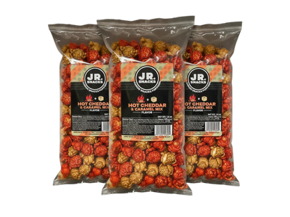 Junior Snacks Hot Cheddar & Caramel Mix