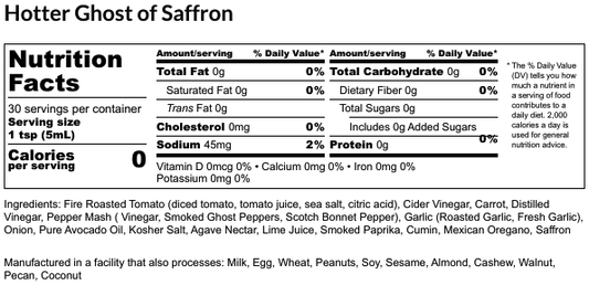 Hotter Ghost of Saffron