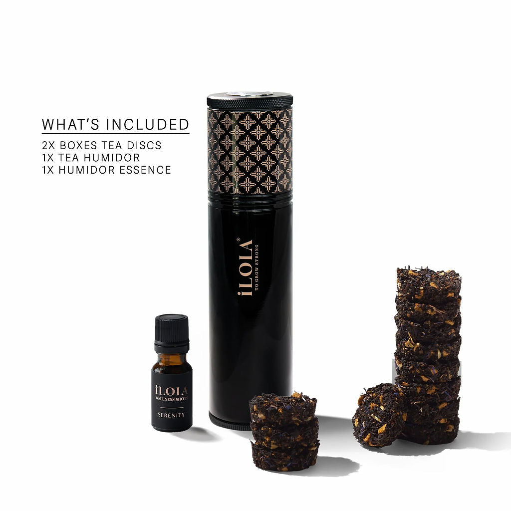 iLOLA Humidor Starter Set – Tea Aging + Storage System