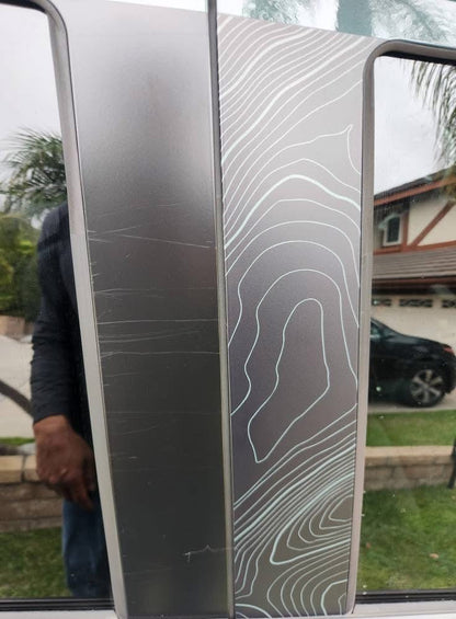 Topographic B Pillar Overlays - 2024+ Tacoma Double Cab / 2025+ 4Runner