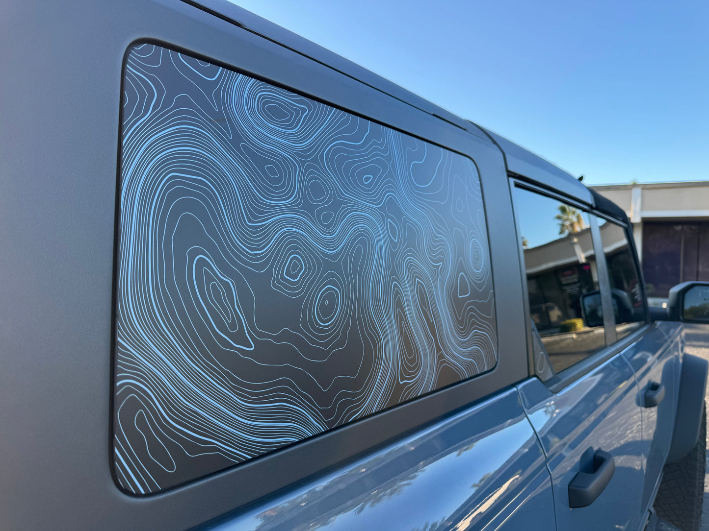 Topo Hardtop Side Window Overlays - 2021+ Bronco 4 Door