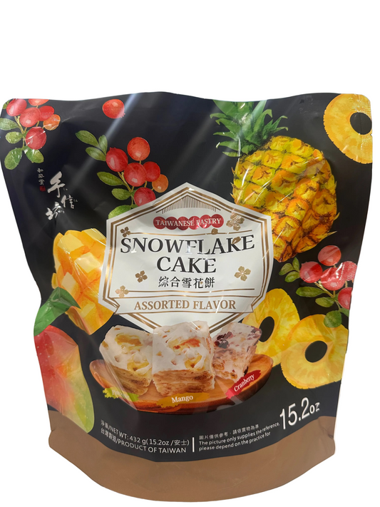 Yuki Variety flavors -  Condensed Milk Snowflake Cake 15.23 oz, 432 g, 36 Count, 雪の戀 草莓煉乳醬雪花餅