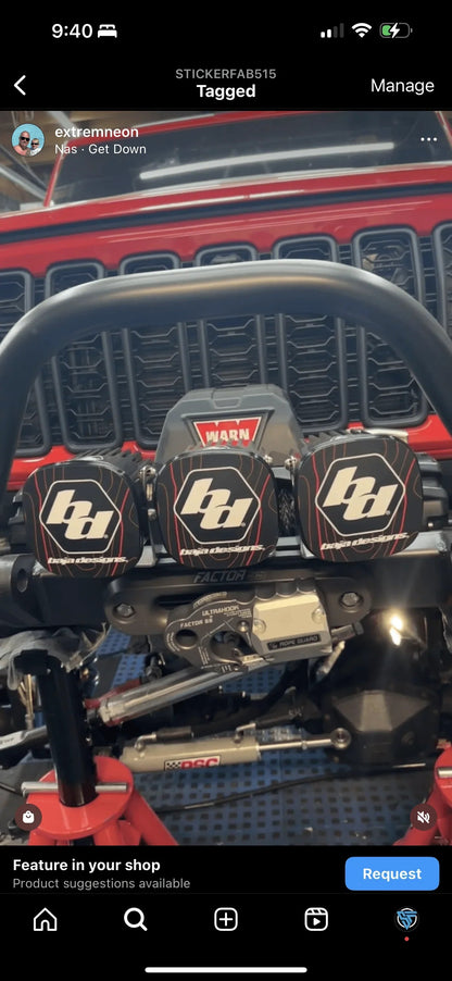 Baja Designs XL Topo Light Cover Overlays  - Universal