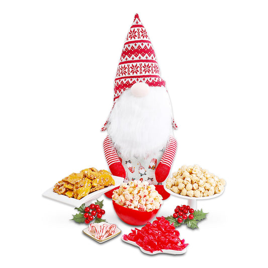 Gnome for the Holidays Gift Tower