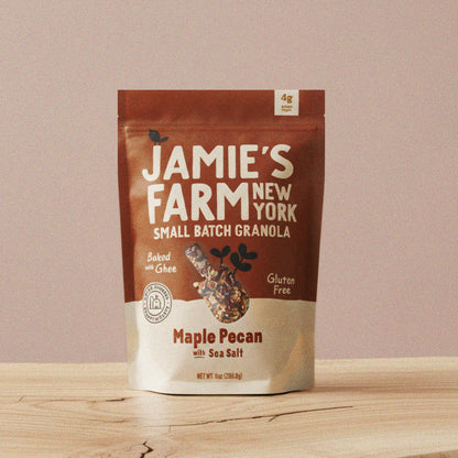 Maple Pecan Granola with Sea Salt