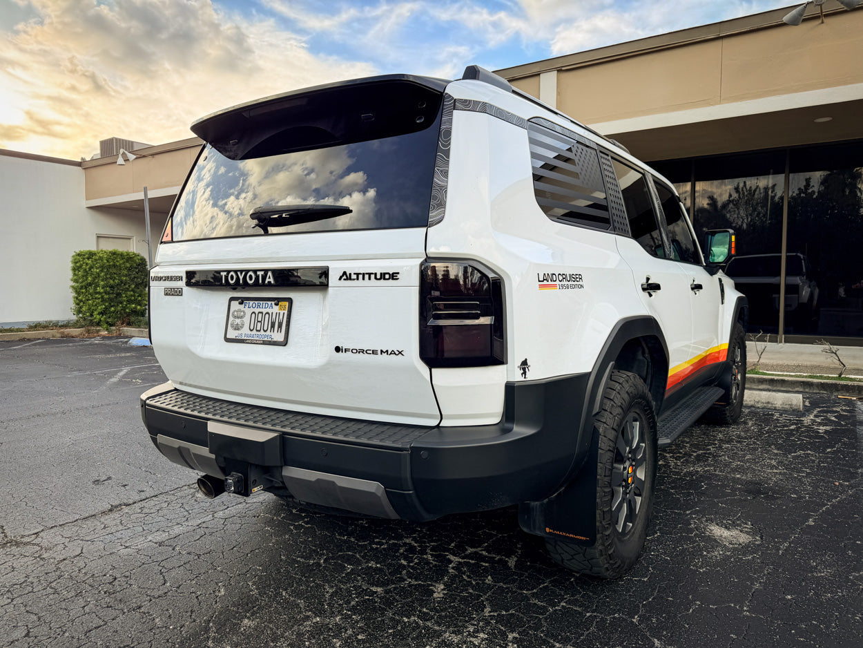 Acrylic Hitch Fade Fix Plate - 2024+ Land Cruiser