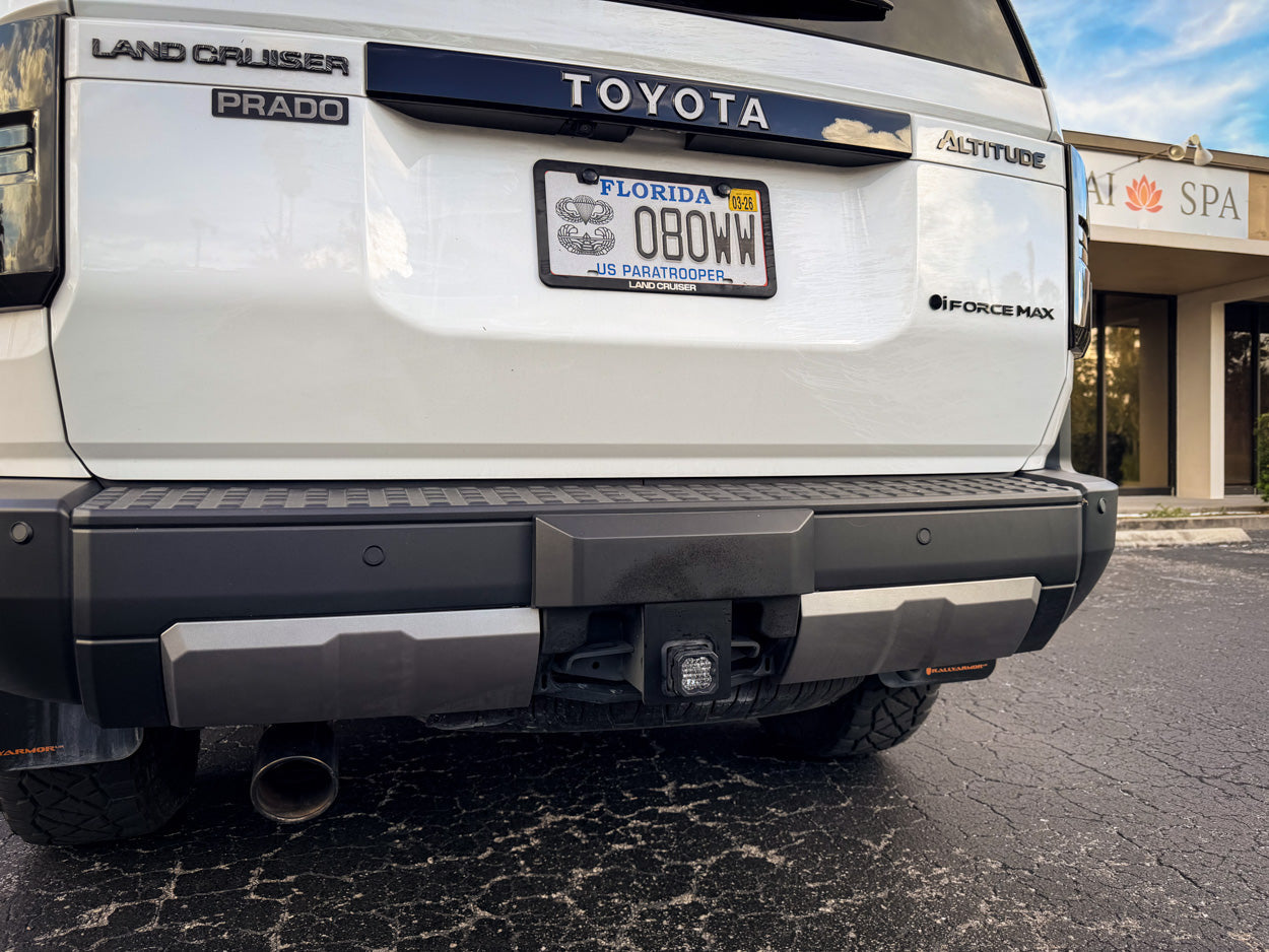 Acrylic Hitch Fade Fix Plate - 2024+ Land Cruiser