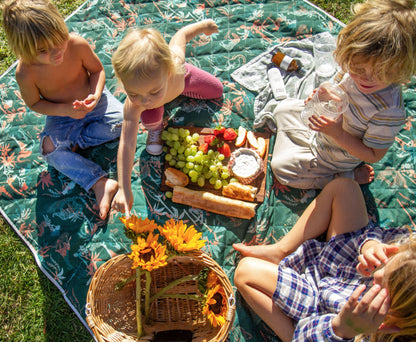 Shwally - For Home and Play The Shwally Picnic Blanket - Sunny Jungle