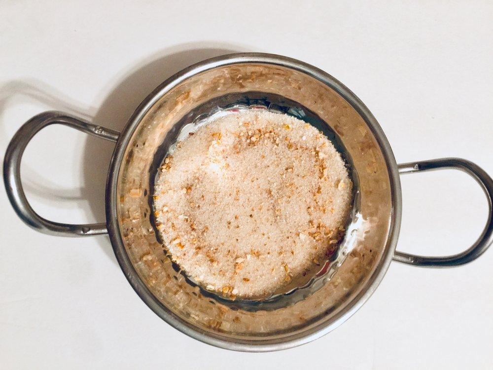 Orange Peel infused artisan culinary sugar