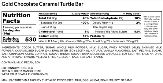 Caramel Turtle Chocolate Bar