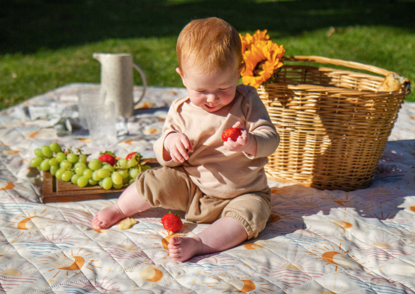 Shwally - For Home and Play The Shwally Picnic Blanket - Sunny Jungle