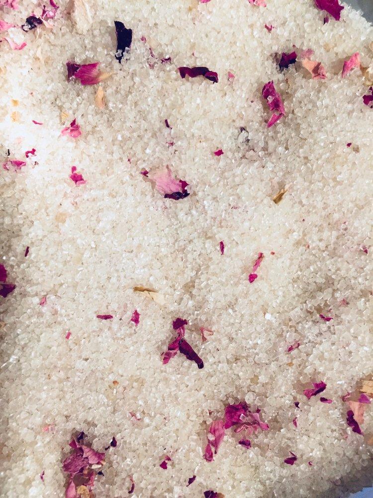 Rose Petal infused artisan culinary sugar