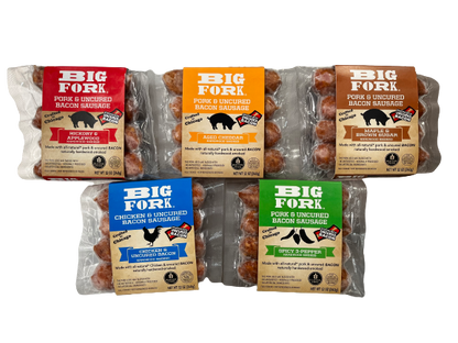 Bacon Sausage 6 Pack - Single Flavor