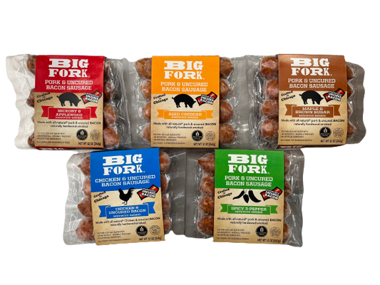 Bacon Sausage 5 Pack - Best Selling Flavors