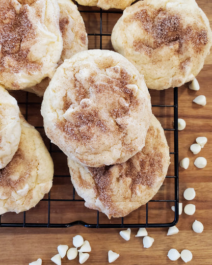 White Chocolate Snickerdoodle Cookie Dozen