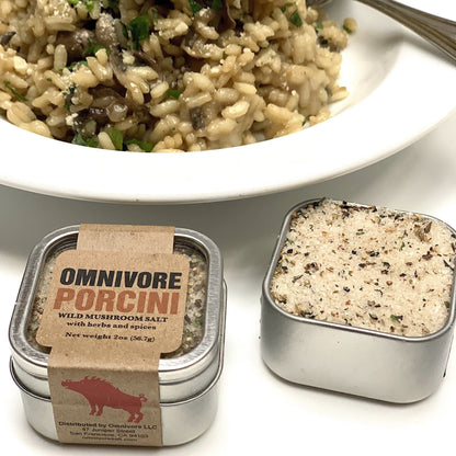 Omnivore Porcini Salt 2 oz. Tin - 6 Tins x 2 oz case