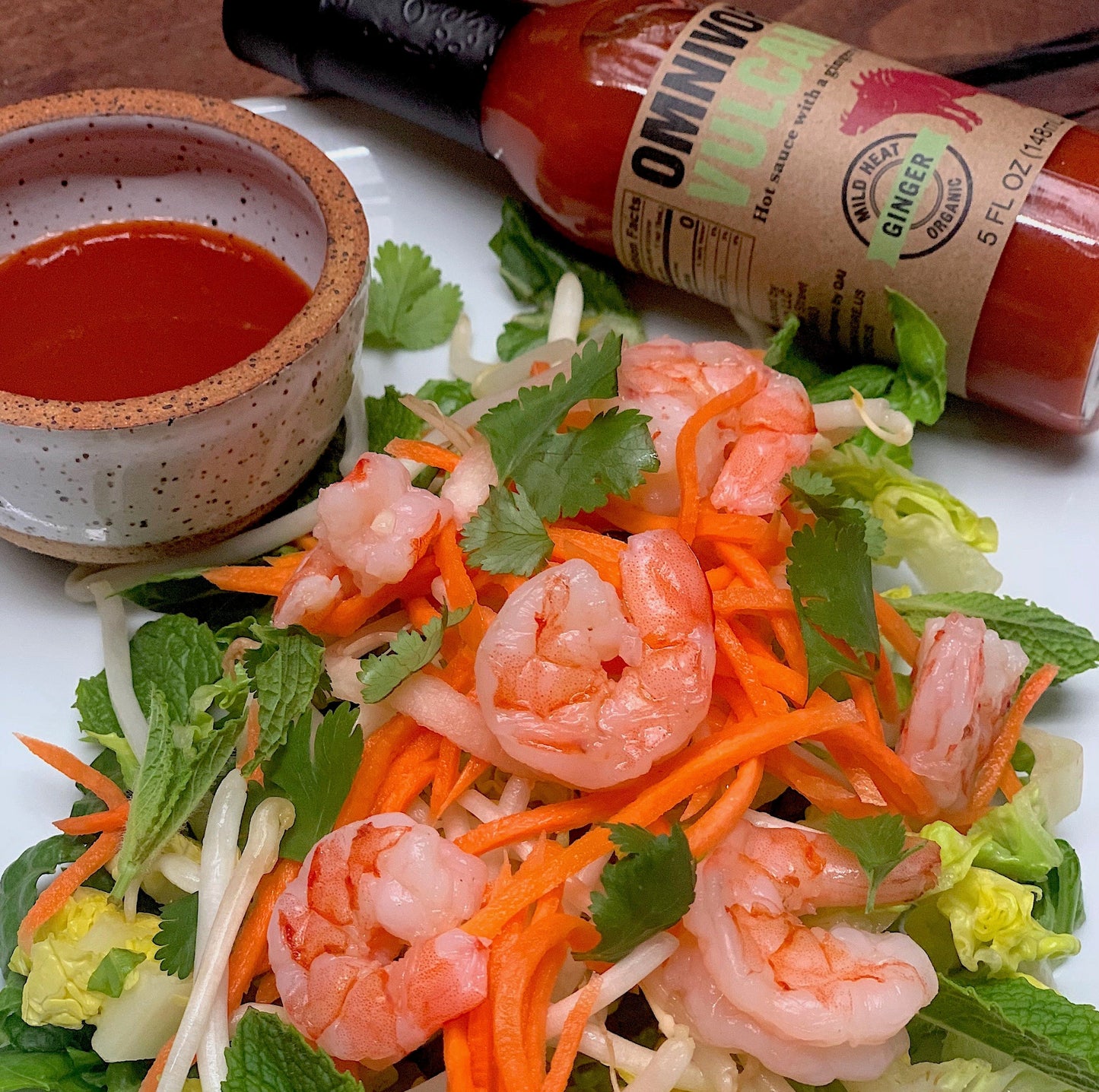 Omnivore Vulcano Ginger Hot Sauce Bottle - 6 Bottles case